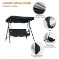 thumbnail image 6 of Replacement Canopy for Swing for Seat 2 or 3 Seater Garden Swing Chair Cover, 6 of 7