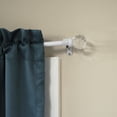 thumbnail image 5 of (2 pack) Mainstays 1/2" Adjustable Single Curtain Rod, 48"-84", White Acrylic Ball, 5 of 7