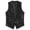 Black, variant on Men's Shiny Sequined Vest Sleeveless V-neck Waistcoat Open Front Jacket Coat Vest Tops Royal Blue 150/M