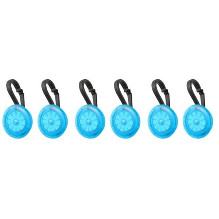 

Night Light 6 Pcs Multifunctional LED Alarm for Luggage Backpack