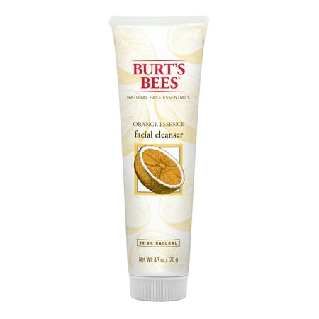 Burt's Bees Orange Essence Facial Cleanser, Sulfate-Free Face Wash, 4.3