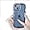 Blue, variant on Compatible with iPhone 13 Case,Curly Wave Frame Case Candy Color Transparent Phone Case for iPhone 13,Clear