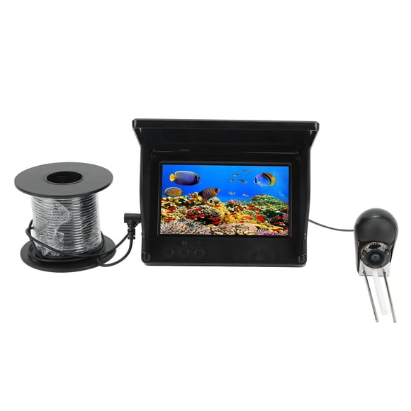 Cámara de pesca con pantalla IPS, cámara de pesca submarina de 4,3 pulgadas, monitor de búsqueda de peces, buscador de peces con video portátil, rendimiento comprobado