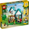 thumbnail image 4 of LEGO Creator 3 in 1 Cozy House Building Kit, Rebuild into 3 Different Houses, Includes Family Minifigures and Accessories, DIY Building Toy Ideas for Outdoor Play for Kids, Boys and Girls, 31139, 4 of 9