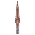 thumbnail image 3 of YLSHRF High Speed Steel Drill Bit, Step Drill Bit, Convenient To Use No Need For Center Punch High Wear Resistance For Deburring Perforating Various Materials, 3 of 7