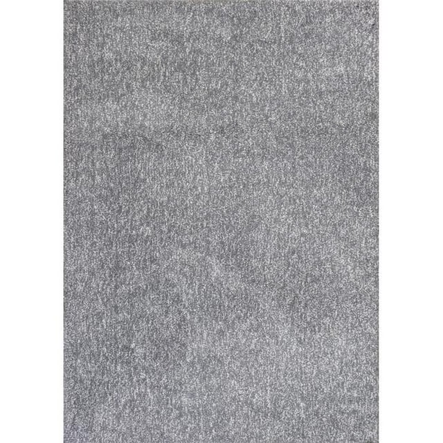 HomeRoots 352647 Tapis Gris Chiné en Polyester 5 x 7 Pi