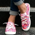 thumbnail image 4 of NOKIO Women Canvas Sneaker Slip On Non Slip Casual Shoes Lace Up Canvas Low Top Shoes Loafers for Women Fashion Sneaker Christmas Print Walking Fashion Soft Sole Non Slip Casual Shoes, 4 of 7