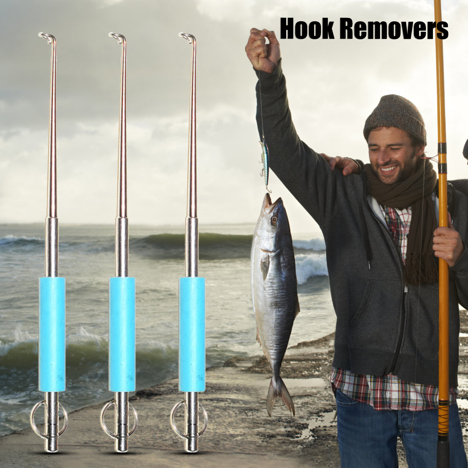 Temacd Anti Rust Hook Remover Stainless Steel High Hardness Smooth Hook