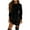 Black, variant on Fesfesfes Women Dress Casual Solid Long Sleeve Round-neck Pullover Dress Under $10
