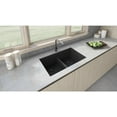 thumbnail image 5 of Ruvati 33 x 19 inch Undermount Low Divide Double Bowl Kitchen Sink, 5 of 14