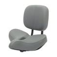 thumbnail image 2 of LOVIVER Bike Seat with Backrest Comfortable Cycling Biking Outdoor Adjustable Height Gray, 2 of 8