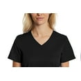 thumbnail image 6 of Elements Women's EL9115 Four Way Stretch Mock Wrap Scrub Top Black Medium, 6 of 6