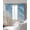 Blue, variant on Turquoise Waves Coastal Blackout Curtains for Bedroom/Living Room, Thermal Insulated Kitchen Curtains, Seaside Summer Beach Ocean Grommet Darkening Window Treatment Drapes 27.5"x39"x2