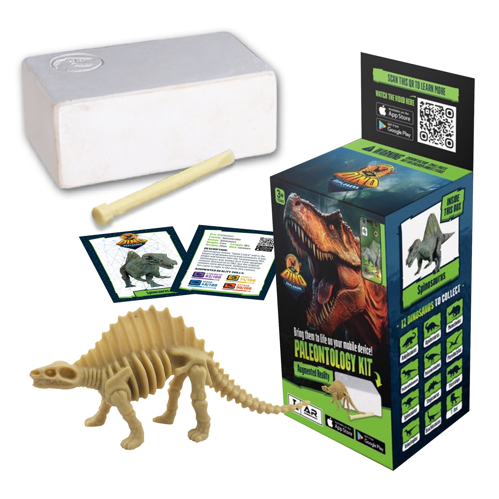 Dino Explorers: AR Dinosaur XL & Brick Combo - Spinosaurus - 10