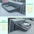 thumbnail image 2 of HSHDLDF Interior Dashboard Storage Organizer Holder Tray Compatible with Toyota Rav4 2019-2022 2023 2024 Accessories Dash Mounted Tissue Holders Box ABS Black, 2 of 7