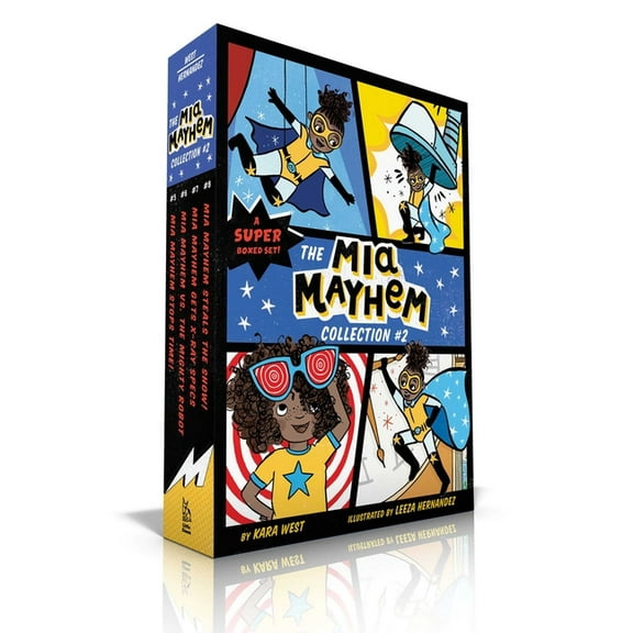 MIA Mayhem The MIA Mayhem Collection #2 (Boxed Set): MIA Mayhem Stops Time!; MIA Mayhem vs. the Mighty Robot; MIA Mayhem Gets X-Ray, (Paperback)