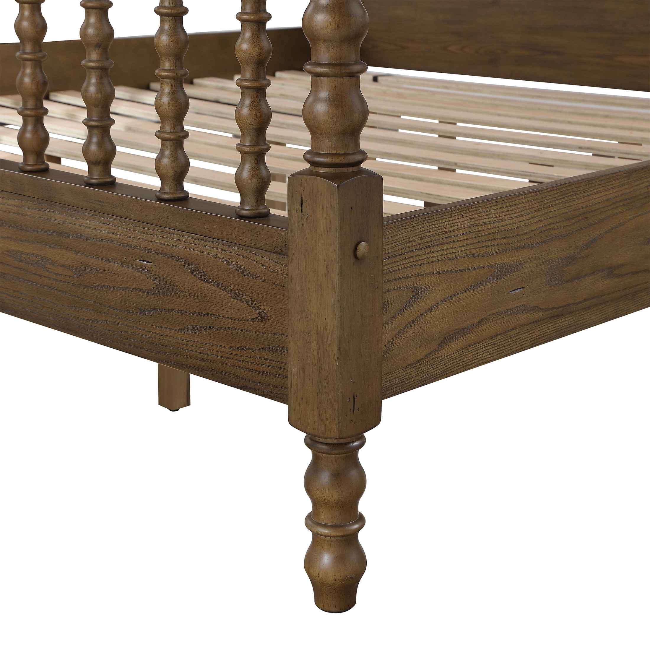 The Pioneer Woman Harper Spindle Bed, King, Homestead Brown