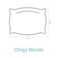 thumbnail image 3 of Almohadita Chiqui Mundo Almohadita Blanca Microfibra 40 x 30 cm, 3 of 3