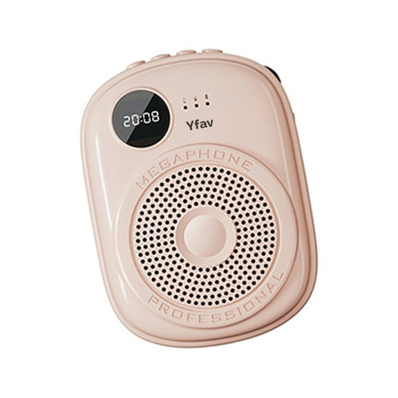 Yfav Megaphones, Wireless Voice Amplifier Teachers,Megaphone Speaker, Pink
