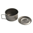 thumbnail image 4 of LEFU Bol pour Camping avec Poignée Pliante - Récipient Alimentaire Léger pour Dîner en Plein Air Randonnée Pique-Niques - 450ml avec Bols de 600ml avec Couvercle, 4 of 10
