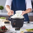 thumbnail image 2 of Arrocera Eléctrica 6 Tazas Elite Gourmet Acero Inoxidable, 2 of 7