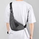 thumbnail image 5 of Riñonera Informal para Hombre  Riñonera Multibolsillos para Acampar en Bicicleta (gris Derecho), 5 of 8