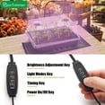 thumbnail image 3 of Seed Starter Tray with DomeSets XL Cell Seedling Trays(Total Cells) Plant Germination Tray with Humidity Vented Lid and Base Mini Propagator Plant house for Seed Growing, 3 of 8