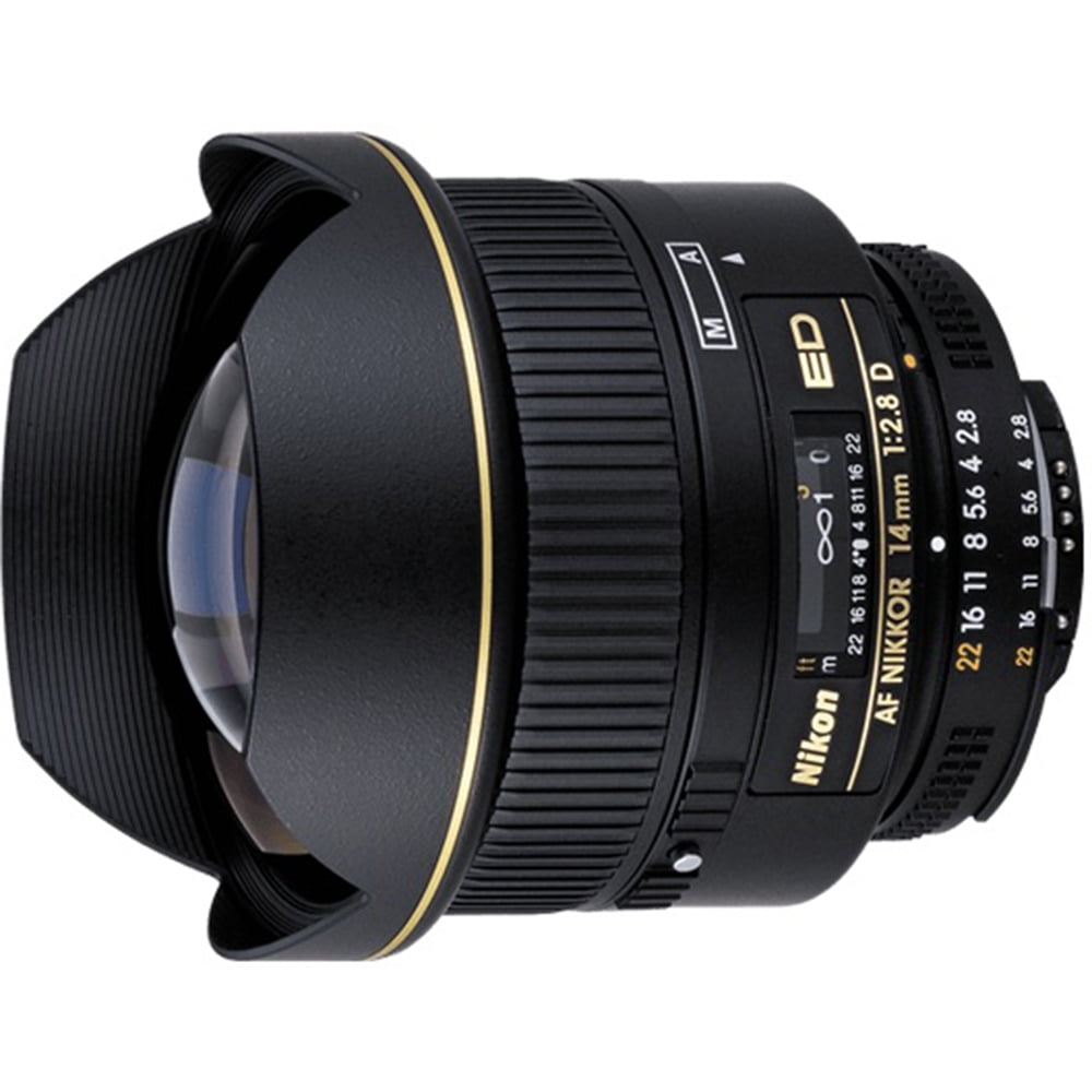 Nikon AF FX NIKKOR 14mm f/2.8D ED Ultra Wide Angle Fixed Zoom Lens with