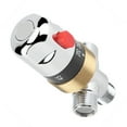 thumbnail image 1 of Bathtub Thermostatic Mixing Valve Control, Premium Material, 2cm Hot and Cold Water Inlet, 38-42 degrees Celsius  Thermostat,  Switch, for Bathroom, Kitchen, Wash Basin, 1 of 8
