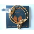 thumbnail image 3 of WINGS SET OF 2 Rafaelian Gold Charm Bangles New WithTag Cards Box, 3 of 5