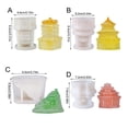 thumbnail image 3 of Ice Trays Landmark Building Shape Ice Maker Ice Silicone Mold for Cocktails,Whiskeys,Soups and Frozens Treat Nonstick Multicolor, 3 of 4