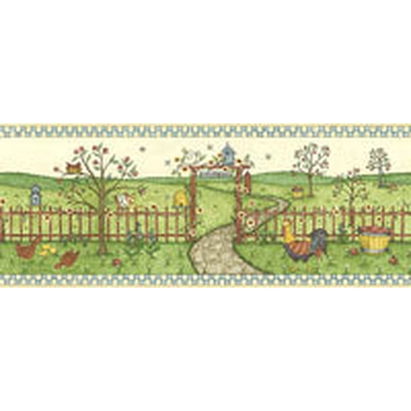 Garden Wallpaper Border CL45080