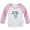 Long Pink Raglan T-shirt, variant on My First Rock Shirt Funny T shirt For Baby, Newborn Babies T-shirts, Infant Tops, 0-24M Kids Graphic Tees Clothing (Long Pink Raglan T-shirt, 0-6 Months)