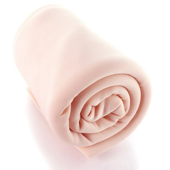 Solid Scuba Fabric Barely Peach 6 Inch Strip