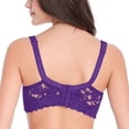 thumbnail image 4 of iHPH7 Wireless Bras for Women, Push Up Bra, Lace Bra, Breathable Bras for Women, Full Coverage Bras for Women, Purple 100C, 4 of 4