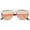 Black / Brown Mirror, variant on sunglassLA - Technologic Full Metal Crossbar Flash Mirror Flat Lens Aviator Sunglasses - 54mm