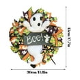 thumbnail image 2 of Halloween Decoration Wreath - Doll Front Door Interior Scene Appeal Instantly Enhancing Festive Atmosphere for Home Decoration, 2 of 5