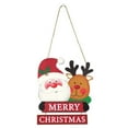 thumbnail image 1 of Cartel de Puerta de Navidad Naiovety Colgante Decorativo Animales de Dibujos Animados, 1 of 6