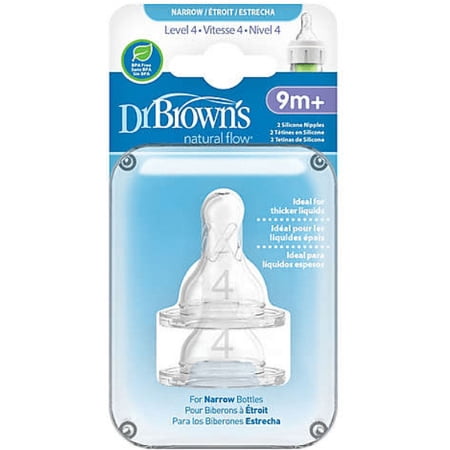 Dr Browns 2pk Std Nipple Lvl4
