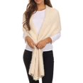 thumbnail image 3 of Foulard d'Hiver Texturé Extra Doux Solide pour Femme Grecia, 3 of 6