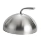 thumbnail image 1 of Tapa protectora de acero inoxidable para alimentos, reutilizable, para cocina y restaurante. Versátil. Plata 12 cm, 1 of 9