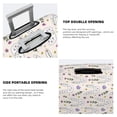 thumbnail image 5 of Lsque Purple Flower Rabbit Printed Luggage Cover, Travel Luggage Protector,Scratch and Dirt Resistant, Fits 18-32 Inch Luggage - Small, 5 of 9