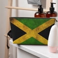 thumbnail image 7 of Jamaican Flag Handbag Purse Tote Organizer Zipper Closure Cosmetic Pouch Bag For Travelling, 7 of 7