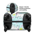 thumbnail image 4 of PAYOHTO Highly Elastic Spandex Suitcase Cover Luggage Cover Medium Fits 22 to 24 Inch Little Unicorns & Cute Flowers, 4 of 8