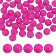 thumbnail image 1 of Paquete de 50 cuentas de silicona de 12 mm en rojo púrpura oscuro, cuentas redondas sueltas para manualidades/ pulseras/ collares, 1 of 7