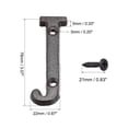 thumbnail image 2 of Unique Bargains 3 Inch Cast Iron House Letter Mailbox Address Sign Letter J, 2 of 5