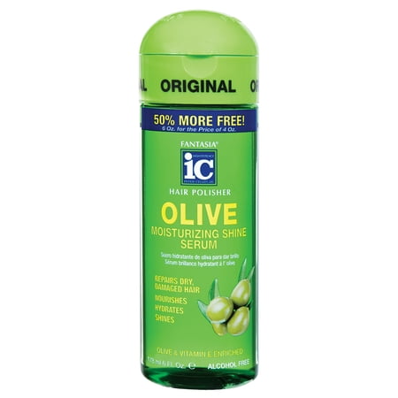 FANTASIA IC - Hair Polisher Olive Moisturizing Shine Serum 2 oz * BEAUTY TALK LA *