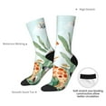 thumbnail image 4 of Xecao Animals-1 Pattern Sport Socks for Women and Men Crew Socks Sporty Calf Socks Casual Socks, 4 of 6
