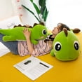 thumbnail image 4 of Weighted Stuffed Animals for Anxiety, 3 lbs Weighted Dinosaur Plush, Cute Soft and Comfortable Dinosaur Stuffed Animal for Kids & Adults Birthday Gifts (3lb/43inch, Green), 4 of 6