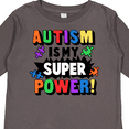 thumbnail image 4 of Inktastic Autism is My Super Power with Puzzle Pieces Boys or Girls Long Sleeve Toddler T-Shirt, 4 of 5